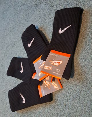 Calzini Nike Neri 4 Paia Taglia 41-44