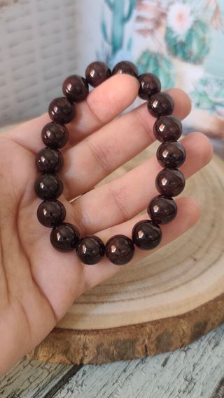 Pulsera granate natural calidad extra