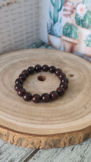 Pulsera granate natural calidad extra