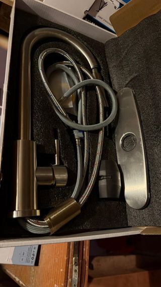 Grifo Cocina Extraíble Metal Plateado