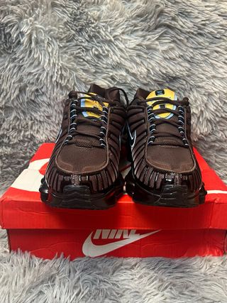 Nike Shox TL - Marrón/Azul "Sunset" estilo y2k