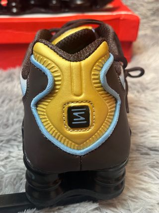 Nike Shox TL - Marrón/Azul "Sunset" estilo y2k