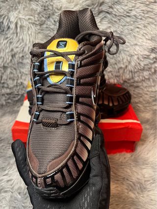 Nike Shox TL - Marrón/Azul "Sunset" estilo y2k