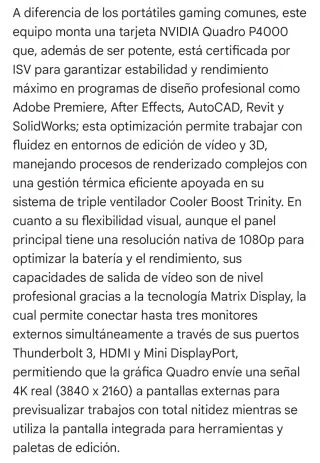 Portátil MSI i7 512 SSD+ 2TB