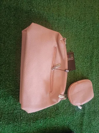 Borsa Cover World Beige/Rosa
