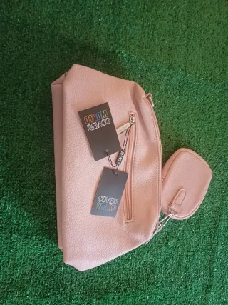 Borsa Cover World Beige/Rosa