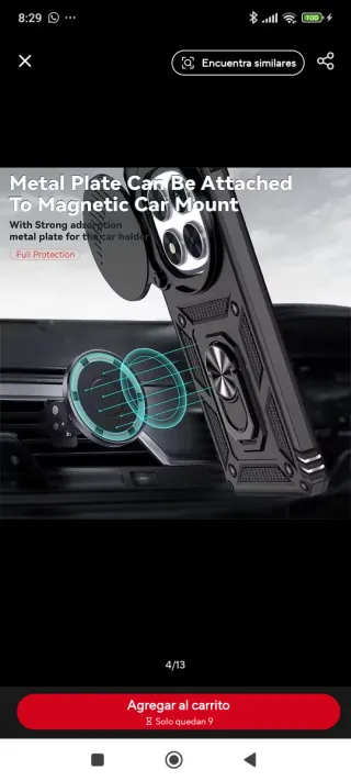 Funda Protectora X7 5G con Anillo