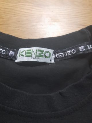 Camiseta Kenzo Negra Tigre