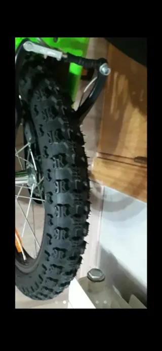 Bicicleta infantil 14 pulgadas verde