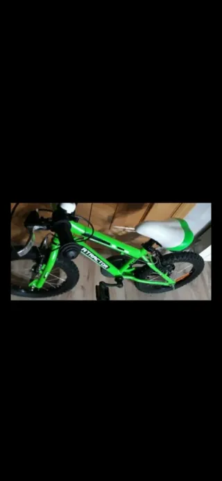 Bicicleta infantil 14 pulgadas verde