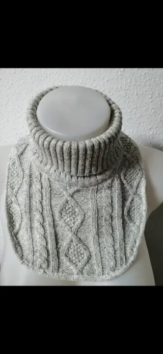 Bufanda cuello tejido niño 2 colores