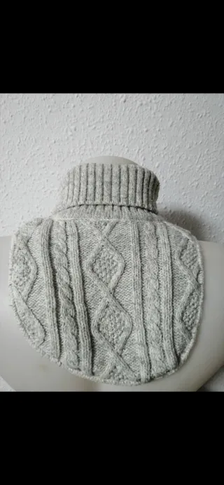 Bufanda cuello tejido niño 2 colores