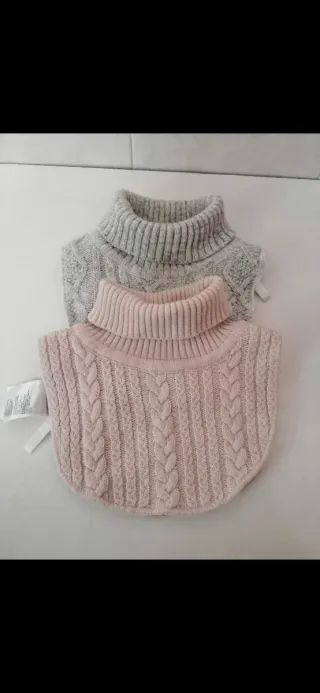 Bufanda cuello tejido niño 2 colores
