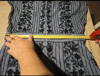 Vestido Rosa Clara azul fiesta , pedreria