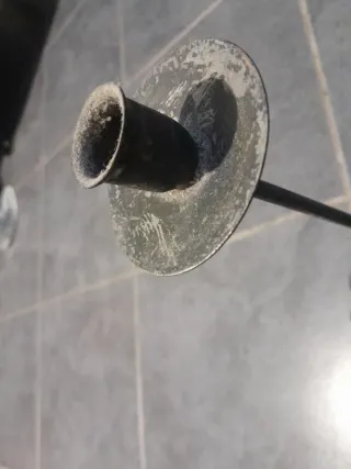 Porta candele in metallo