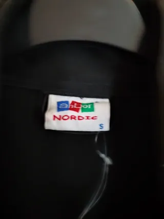 Chaqueta azul marino con cremallera Talla S