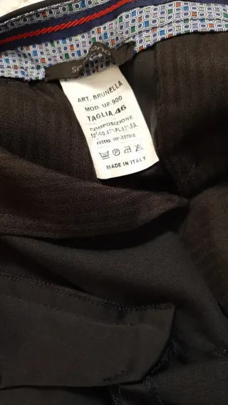 Pantaloni neri uomo taglia 46