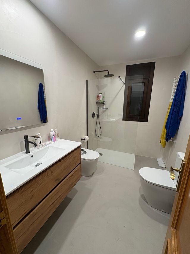 Baño completo reformado agua luz pladur rajula tot