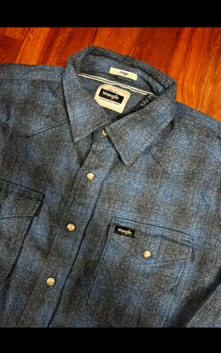 Camisa Wrangler Índigo Talla L