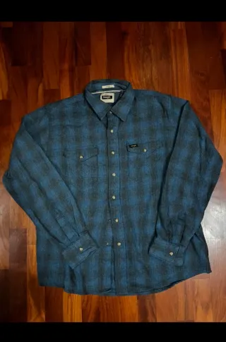 Camisa Wrangler Índigo Talla L