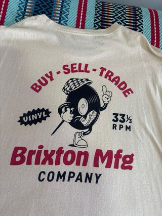 Camiseta Brixton XL Beige