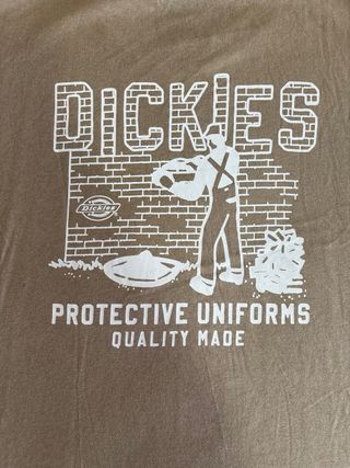 T-shirt Dickies bege tamanho L