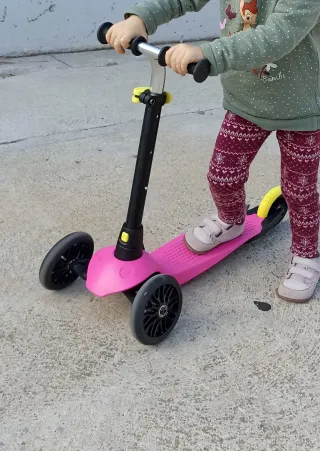 Patinete 3 Ruedas Rosa