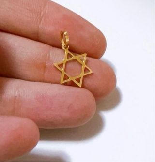 Ciondolo Stella David in oro 18kt 750