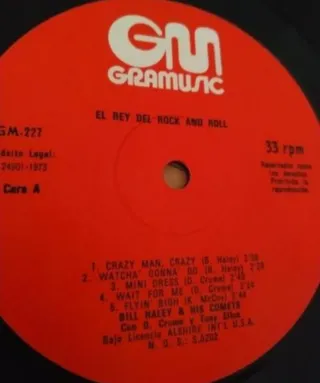 Bill Haley El Rey del Rock & Roll Vinilo