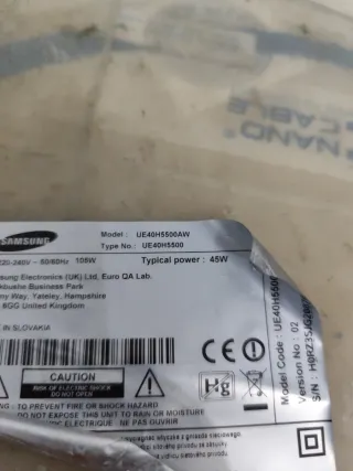 BN44-00703A  Samsung ue40h5500aw