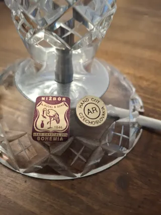 Lámpara de cristal estilo Bohemia