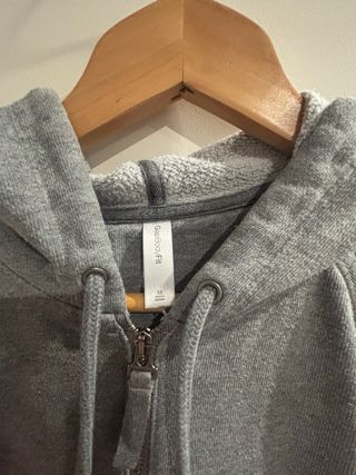 Sudadera Gap Gris con capucha y cremallera