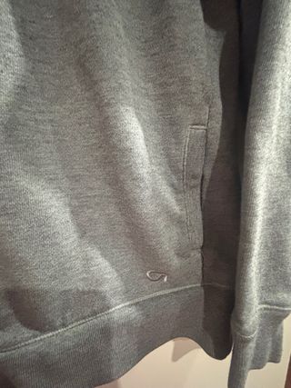 Sudadera Gap Gris con capucha y cremallera