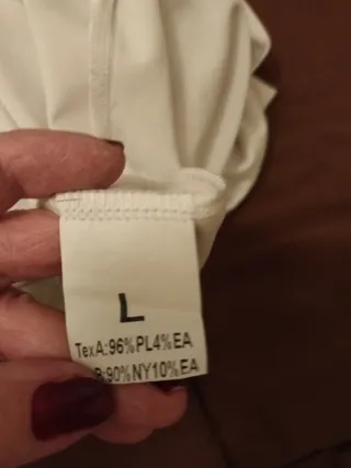 Camisa Talla L  Negra y Blanca