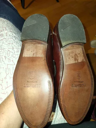 Zapatos de vestir marrones para caballero Talla 40