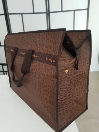 Bolsa de transporte de cuero