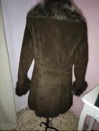 Chaquetón piel y pelos