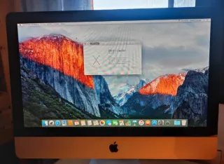 Ordenador iMac Apple Plata y Negro