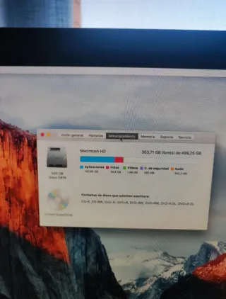 Ordenador iMac Apple Plata y Negro