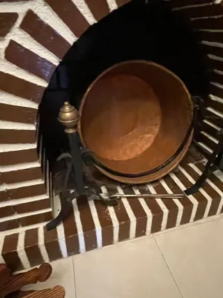 Caldera grande de cobre