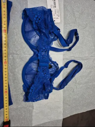 Completo intimo donna Implicite blu