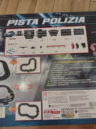 Pista elettrica Reel Toys Polizia