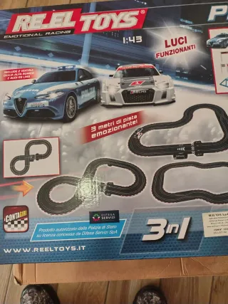 Pista elettrica Reel Toys Polizia