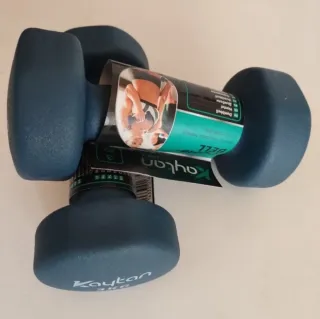 Juego 2 mancuernas fitness 3kg (6kg total) NUEVAS