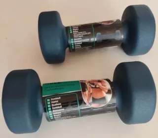 Juego 2 mancuernas fitness 3kg (6kg total) NUEVAS