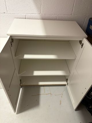 Guardaroba bianco Ikea Brimnes con porte