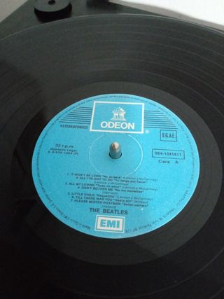Vinilo With the Beatles EMI Odeon española ,LP