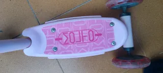 Patinete 3 ruedas niña rosa