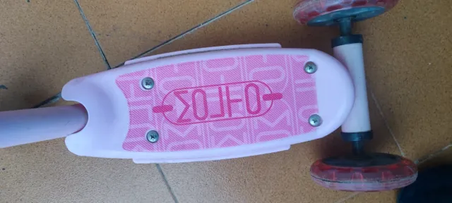 Patinete 3 ruedas niña rosa