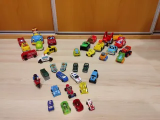 Lote coches pequeños de juguete